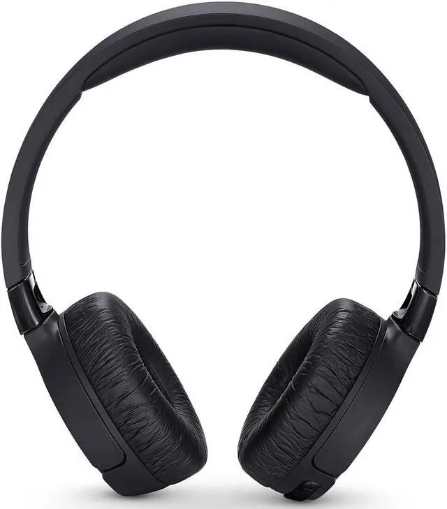 Alt view image 2 of 16 - JBL T600BTNC Wireless On-Ear Active Noise-Cancelling Headphones with Built-In Remote and Microphone (Black)