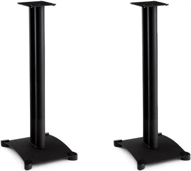 Main image of Sanus SF34 Steel Series 34" Bookshelf Speaker Stands - Pair (Black)