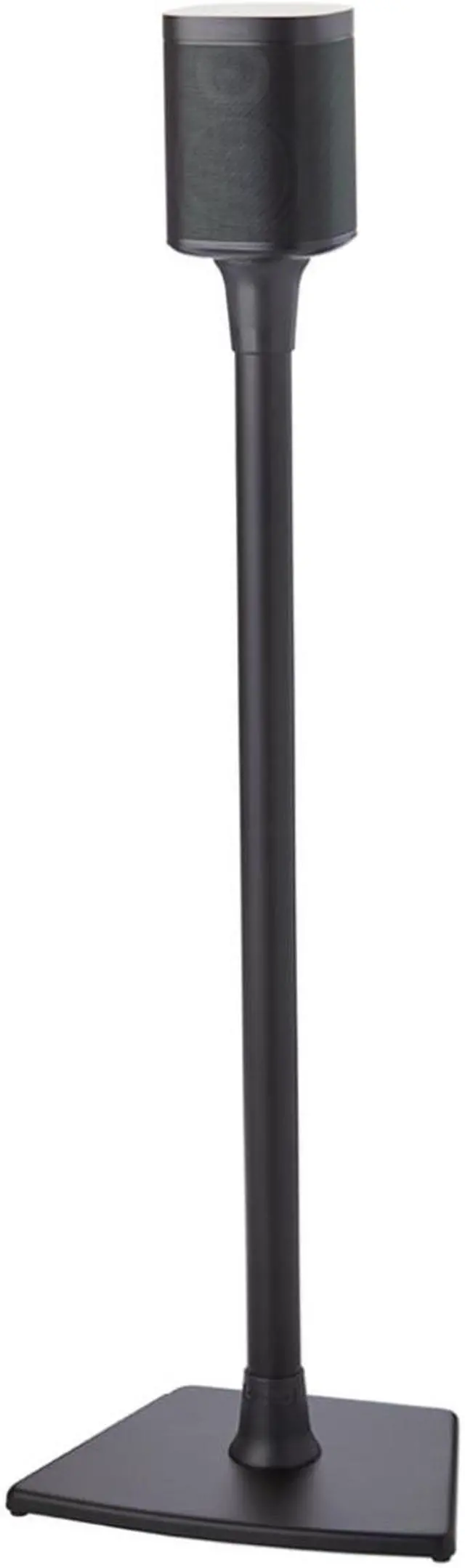 Alt view image 2 of 5 - Sanus Wireless Speaker Stands for Sonos ONE, PLAY:1, and PLAY:3 - Pair (Black)