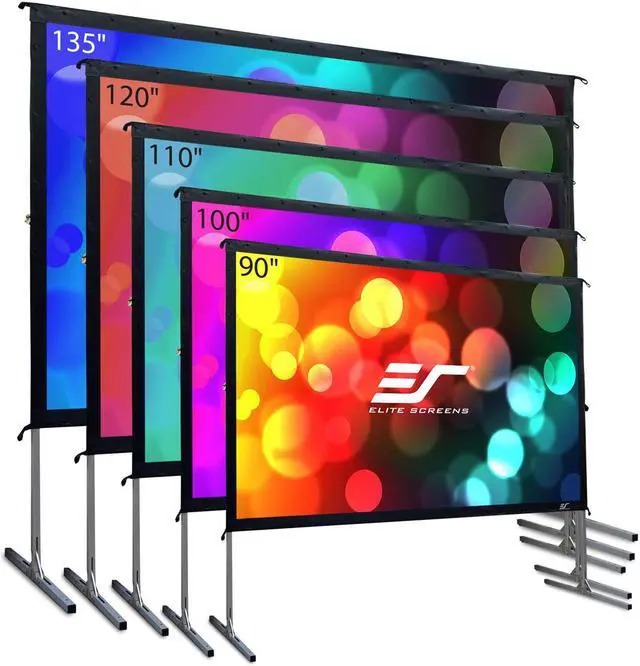 Alt view image 10 of 12 - Elite Screen OMS135H2 Yard Master 2 Series 135" (16:9) Projector Screen