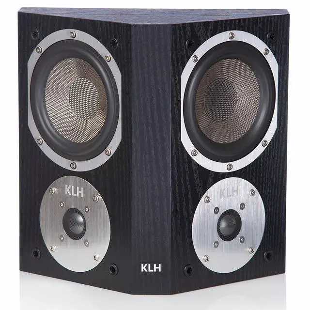 Alt view image 2 of 16 - KLH Beacon Surround Speakers - Pair (Black Oak)