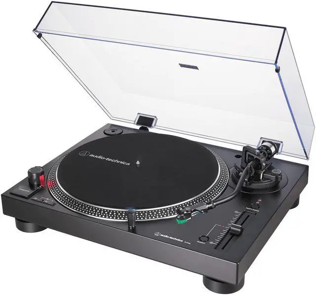 Alt view image 4 of 20 - Audio Technica Analog & USB Direct-Drive Turntable - Black