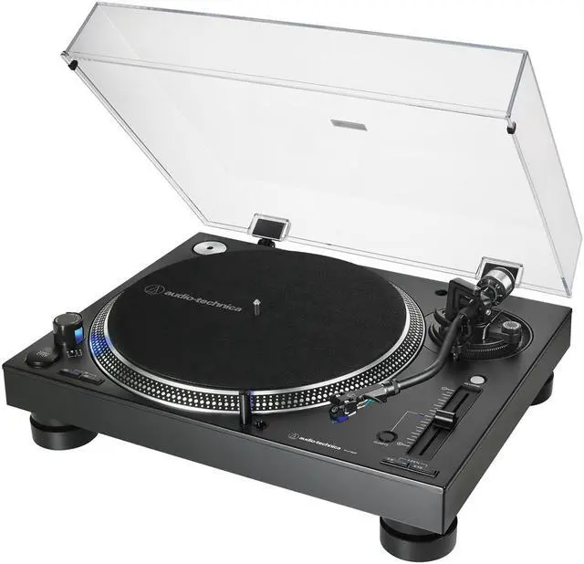 Alt view image 2 of 20 - AUDIO TECHNICA AT-LP140XP-BK DIRECT-DRIVE PRO DJ TURNTABLE