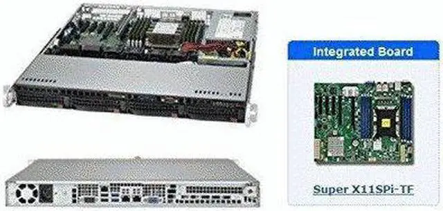 Alt view image 7 of 7 - SuperMicro SYS-5019P-MT 1U Server
