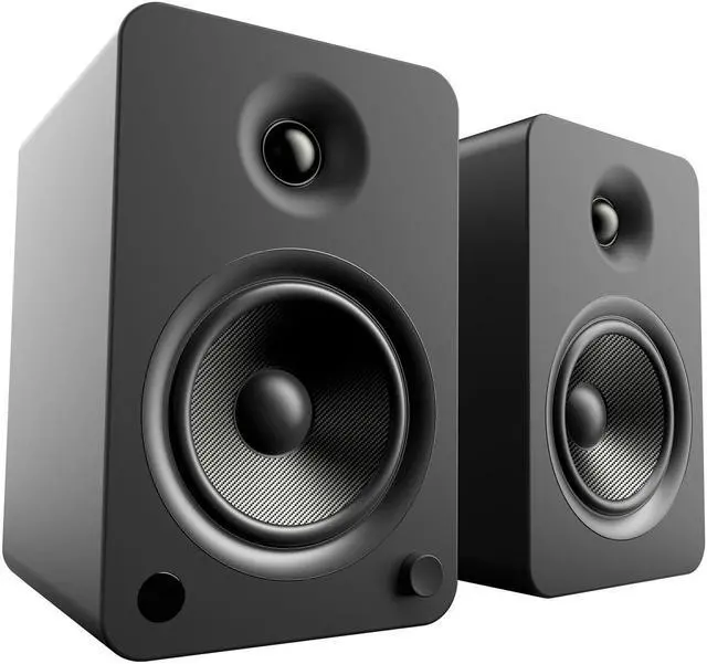 Main image of Kanto YU6 Powered Bookshelf Speakers with Built-In Bluetooth - Pair (Matte Black)