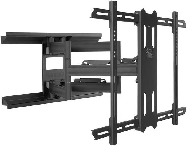Alt view image 2 of 17 - Kanto PDX650 Articulating Full Motion TV Mount for 37" - 75" TV (Black)