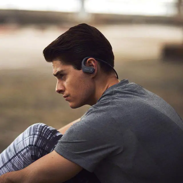 Alt view image 9 of 20 - Sony NWWS623/B Waterproof and Dustproof Walkman with Bluetooth