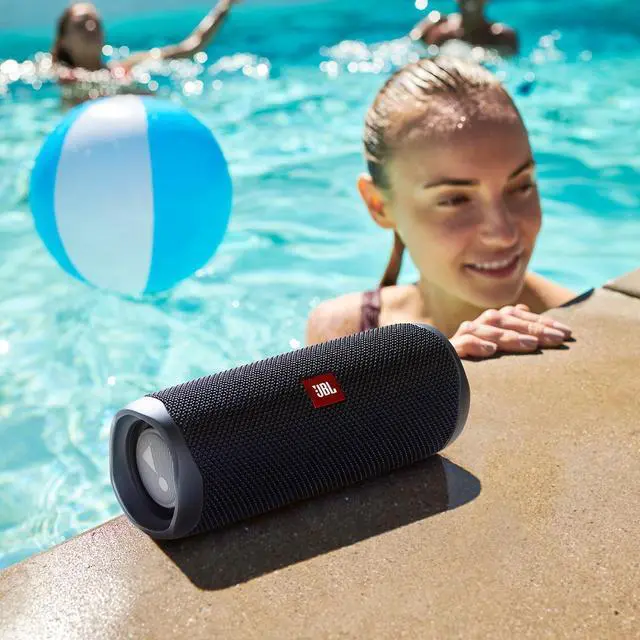 Alt view image 17 of 20 - JBL Flip 5 Portable Waterproof Bluetooth Speaker (Black)