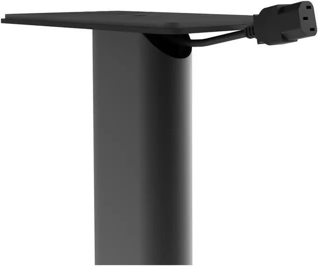 Alt view image 6 of 20 - Kanto SP26PL 26" Bookshelf Speaker Stands - Pair (Black)