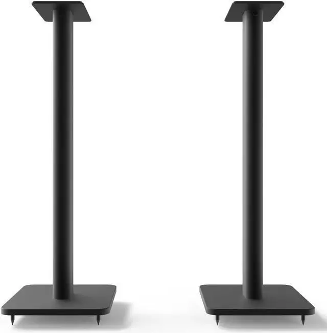 Alt view image 4 of 20 - Kanto SP26PL 26" Bookshelf Speaker Stands - Pair (Black)