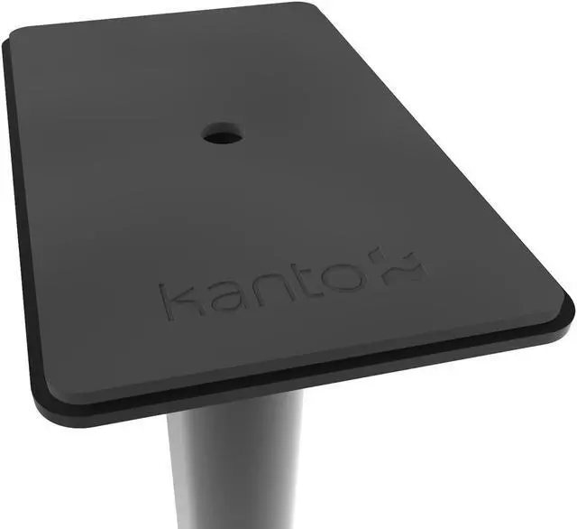 Alt view image 5 of 20 - Kanto SP26PL 26" Bookshelf Speaker Stands - Pair (Black)