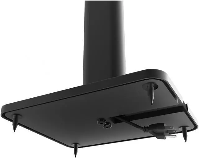 Alt view image 7 of 20 - Kanto SP26PL 26" Bookshelf Speaker Stands - Pair (Black)