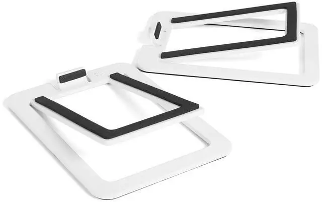 Main image of Kanto S2 Desktop Speaker Stands for Small Speakers, White