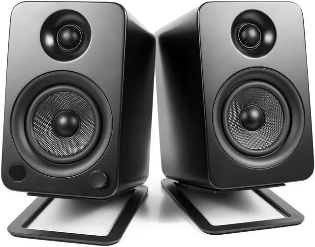 Alt view image 5 of 13 - Kanto S4 Desktop Speaker Stands - Pair (Black)