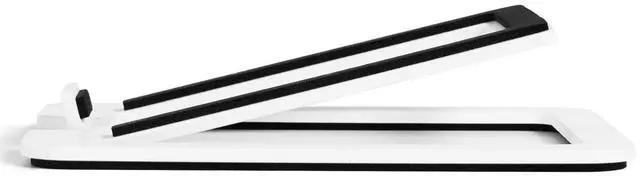 Alt view image 3 of 6 - Kanto S2 Desktop Speaker Stands for Small Speakers, White