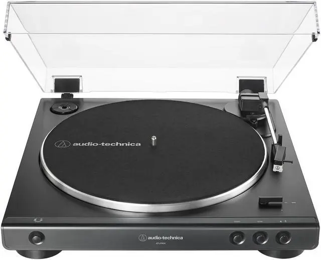 Alt view image 3 of 20 - Audio Technica Fully Automatic Belt-Drive Turntable - Black
