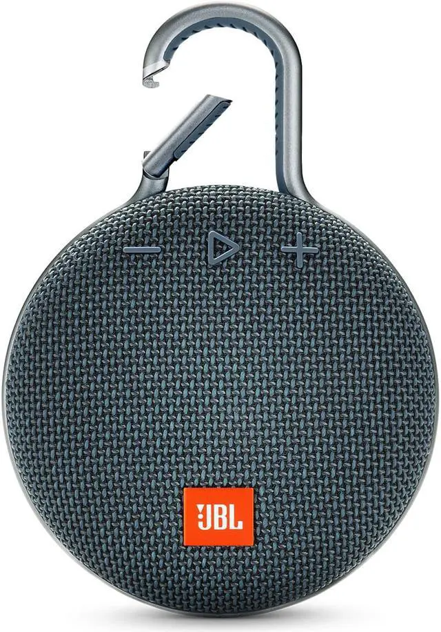 Alt view image 2 of 17 - JBL Clip 3 Portable Bluetooth Waterproof Speaker (Blue)
