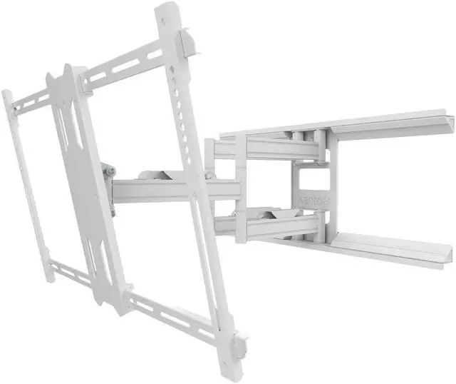 Alt view image 5 of 14 - Kanto PDX680 Articulating Full Motion TV Mount for 39" - 80" TV (White)