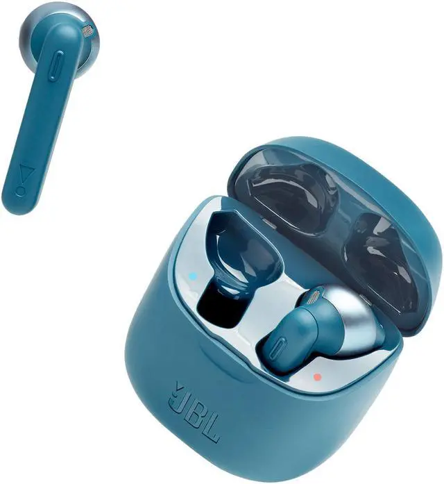 Alt view image 12 of 17 - JBL Tune 220 Truly Wireless Ear Buds (Blue)