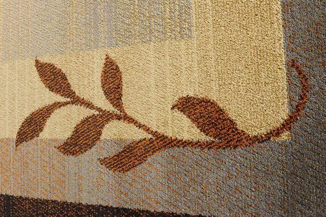 Alt view image 4 of 4 - Home Dynamix Geometric Brown Beige Modern 8x11 Area Rug Leaf Carpet - Actual 7' 8" x 10' 4"