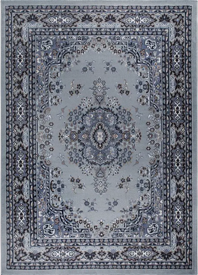 Alt view image 3 of 5 - Home Dynamix Premium Sakarya Traditional Medallion Border Area Rug, Country Blue, 21"x35" Rectangle