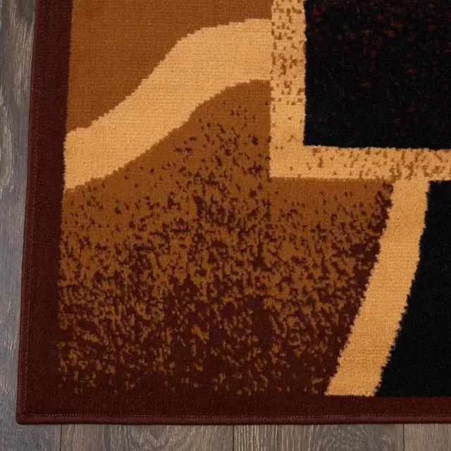Alt view image 3 of 5 - Home Dynamix Area Rugs: Premium Rug: 7542 Brown: 1'8"x2'9" Rectangle