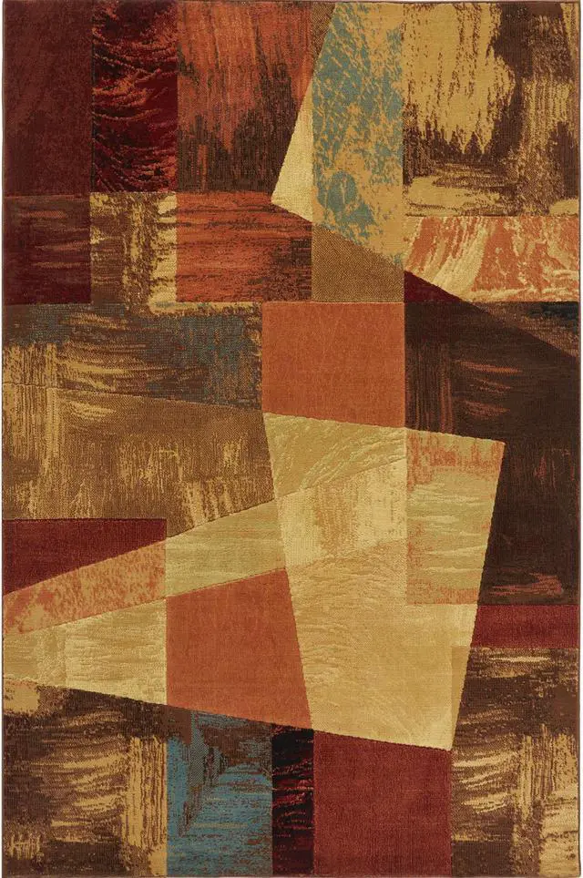 Alt view image 2 of 4 - Home Dynamix Modern Abstract Multi 6x8 Area Rug Geometric Carpet - Actual 5 '3" x 7' 2"