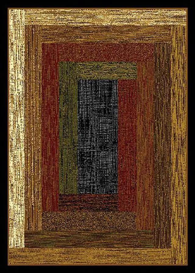 Main image of Home Dynamix Rustic Lodge Modern Area Rug 2x7 Contemporary Runner - Actual 1'9"x7'2"