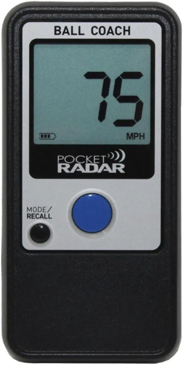 Alt view image 6 of 6 - Pocket Radar Ball Coach Pro-Level Speed Training Tool with Accessory Bundle