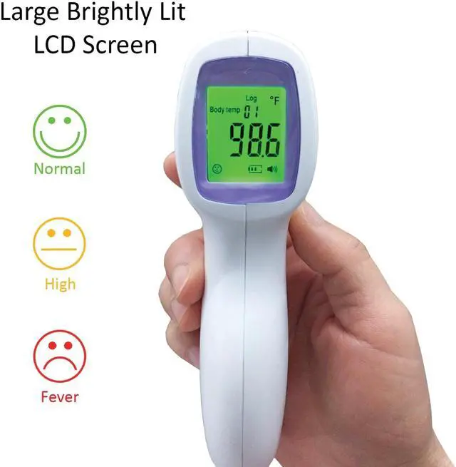 Alt view image 4 of 11 - BRENTWOOD(R) APPLIANCES IRT-900 No-Touch Temporal/Forehead Baby and Adult Infrared Thermometer