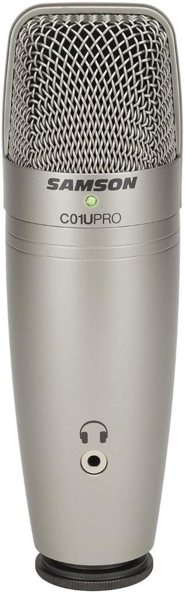 Alt view image 12 of 20 - Samson C01U PRO USB Studio Condenser Microphone