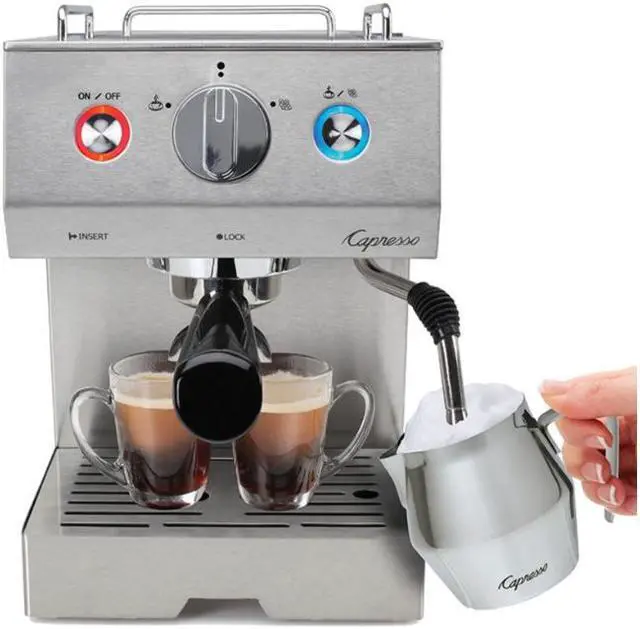 Alt view image 12 of 15 - Capresso 12605 Cafe Select Espresso Maker - Silver