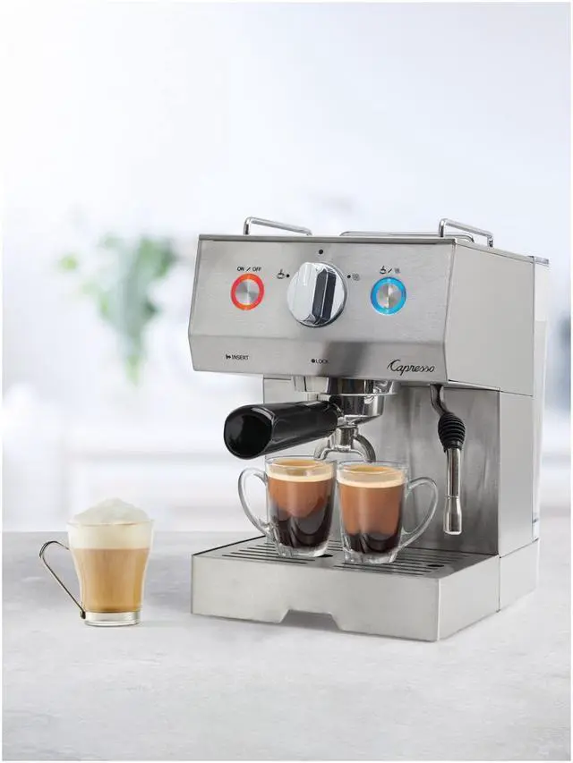Alt view image 15 of 15 - Capresso 12605 Cafe Select Espresso Maker - Silver