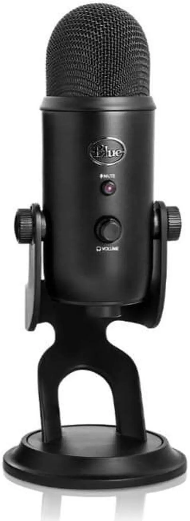 Alt view image 4 of 7 - Blue Microphone Yeti USB Microphone Blackout with Logitech C920S HD Pro Webcam