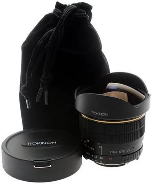 Main image of Rokinon FE8MC 8mm f/3.5 Aspherical Fisheye Lens for Canon DSLR Cameras Black