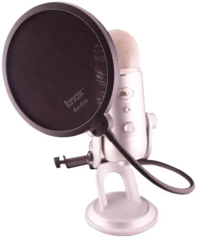 Alt view image 4 of 6 - Knox Gear Pop Filter for Yeti Microphones