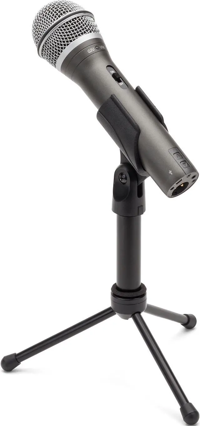 Alt view image 5 of 14 - Samson SAQ2U Q2U Handheld Dynamic USB Microphone