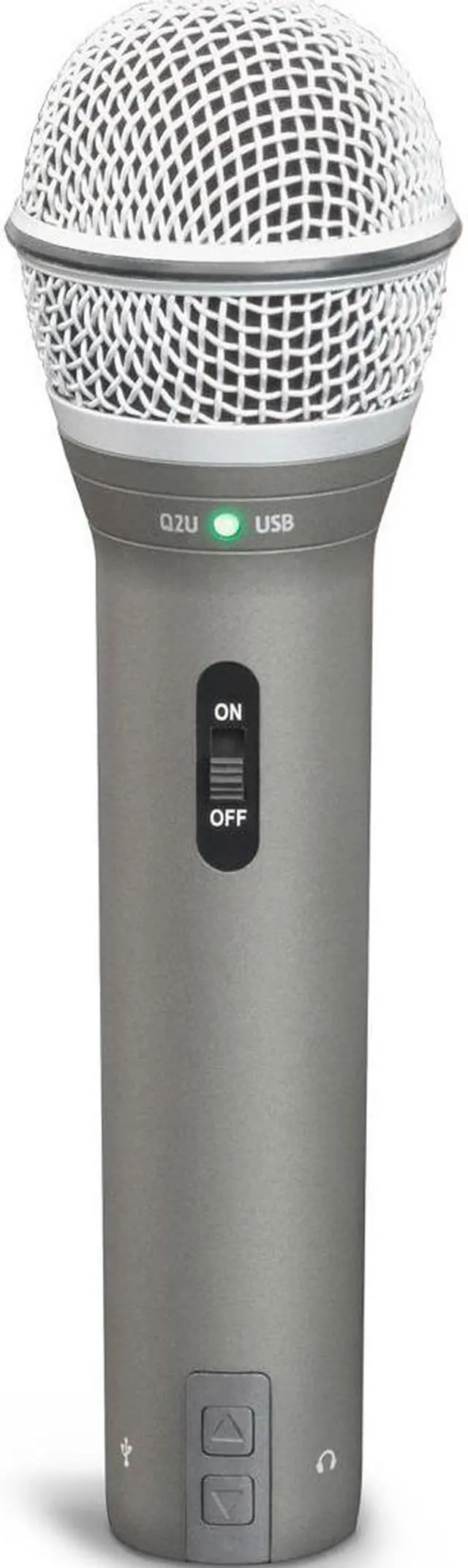 Alt view image 4 of 14 - Samson SAQ2U Q2U Handheld Dynamic USB Microphone