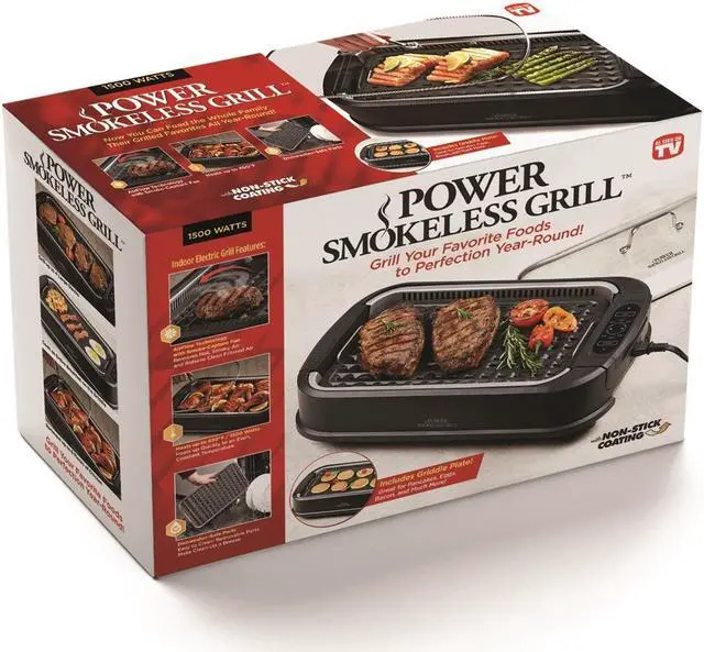 Alt view image 3 of 8 - Power Smokeless Grill by Tristar