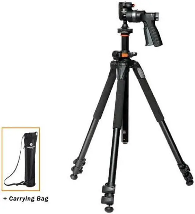 Alt view image 11 of 20 - Vanguard Aluminum Tripod Alta Pro 263AT w/ GH 100 Pistol Grip Ball Head,