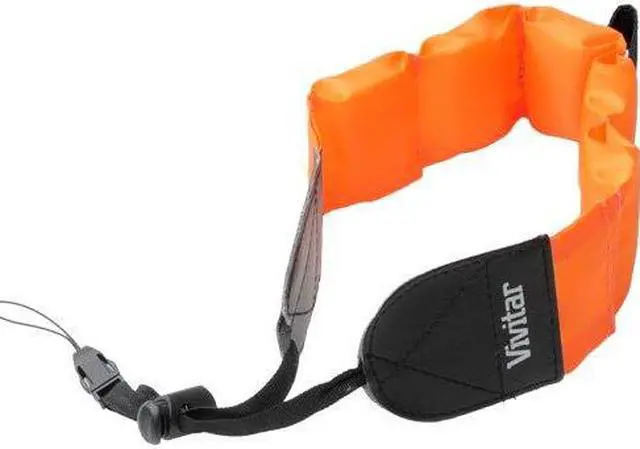 Alt view image 3 of 9 - Vivitar Floating Foam Camera Strap (Orange)