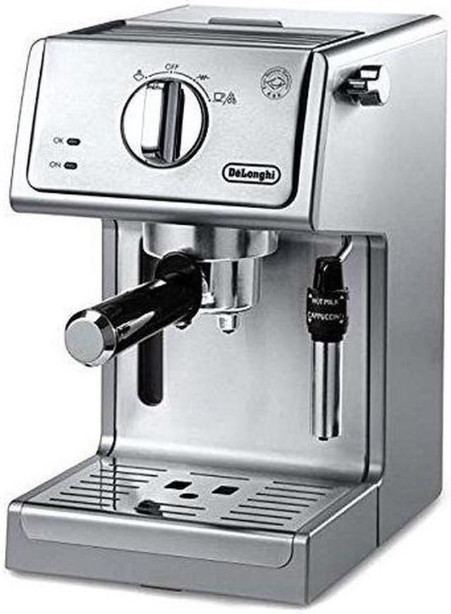 DeLonghi 15-Bar Stainless Steel Espresso Machine and Cappuccino