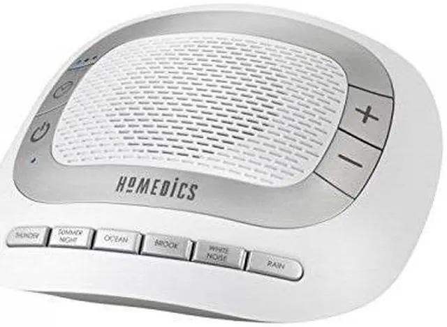 Main image of Homedics SoundSpa Rejuvenate sound machine-6 nature sounds, uses adapter of 4 "AA" (not included)