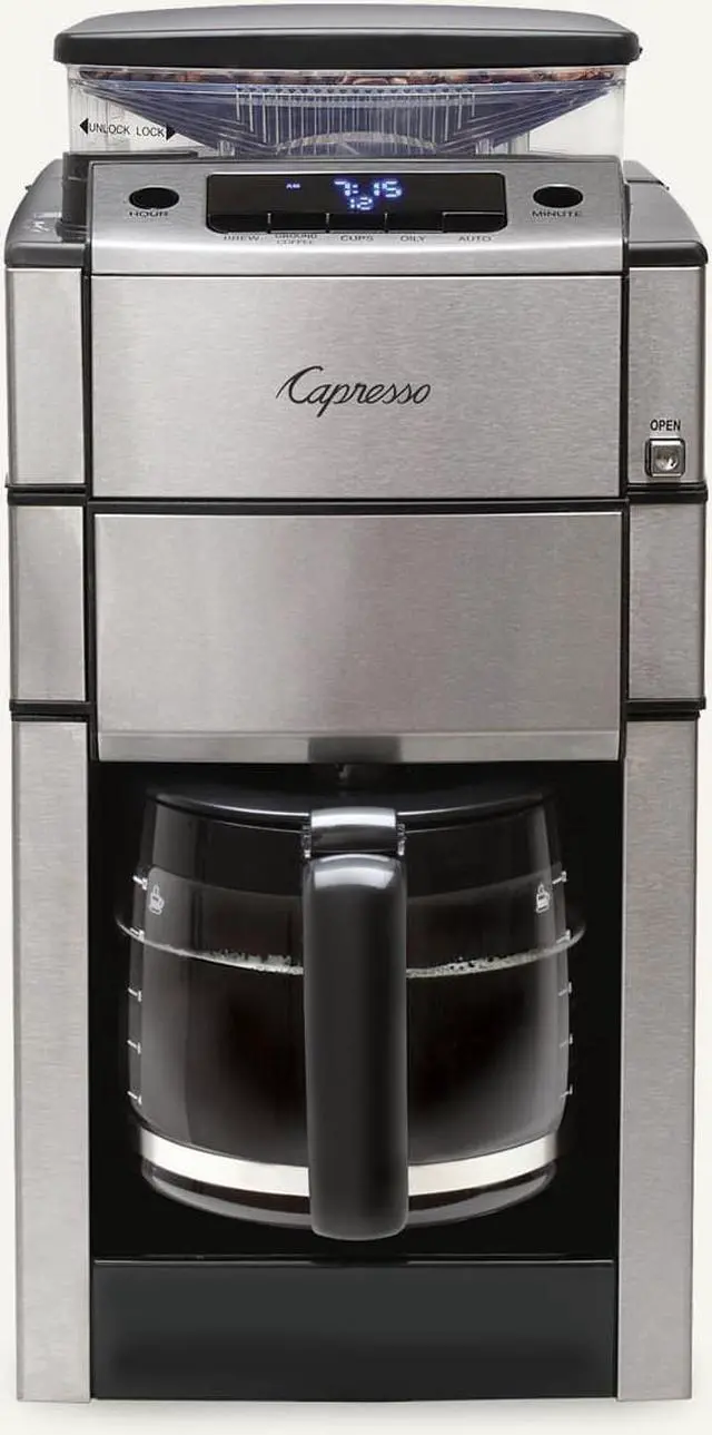 Alt view image 2 of 15 - Capresso 488.05 Team Pro Plus Thermal Carafe Coffee Maker, Silver