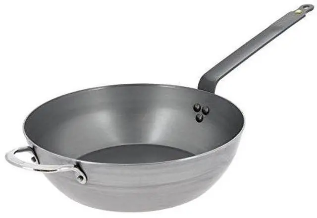 Alt view image 2 of 2 - DeBuyer 5614-32 Mineral B Element Country Cheff Iron Pan, 12.4in Round, Silver-Grey