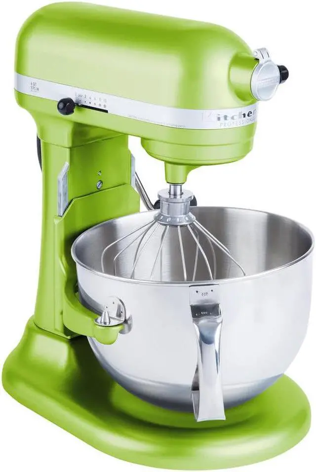 Alt view image 2 of 2 - KitchenAid KP26M1XGA 6-Quarts Professional 600 Series Stand Mixer Green Apple