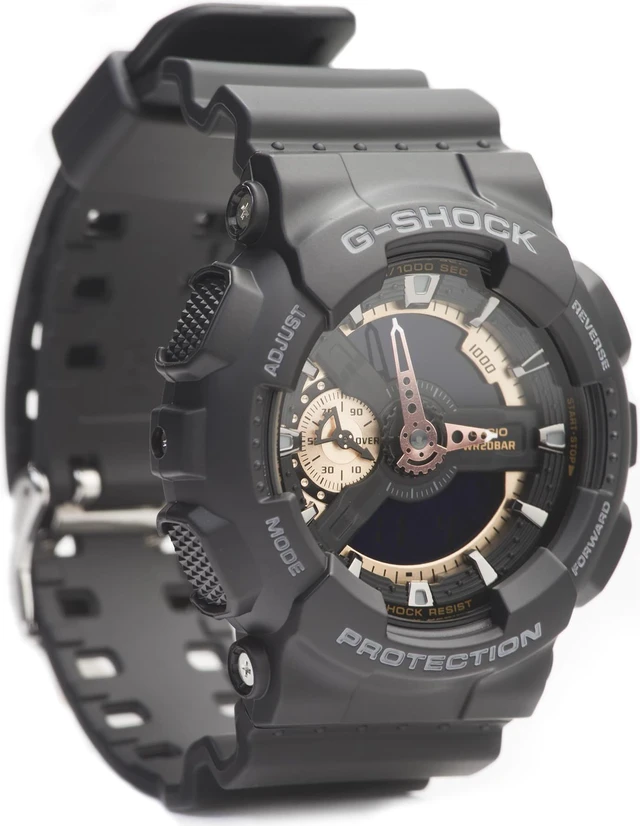 Alt view image 8 of 18 - Casio G Shock Black / Rose Dial Men's Watch - GA110RG-1A