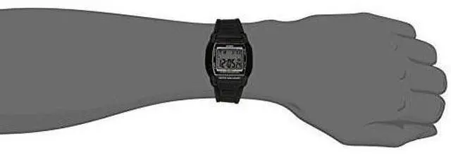 Alt view image 5 of 7 - Casio Men's W201-1AV Alarm Illuminator Watch