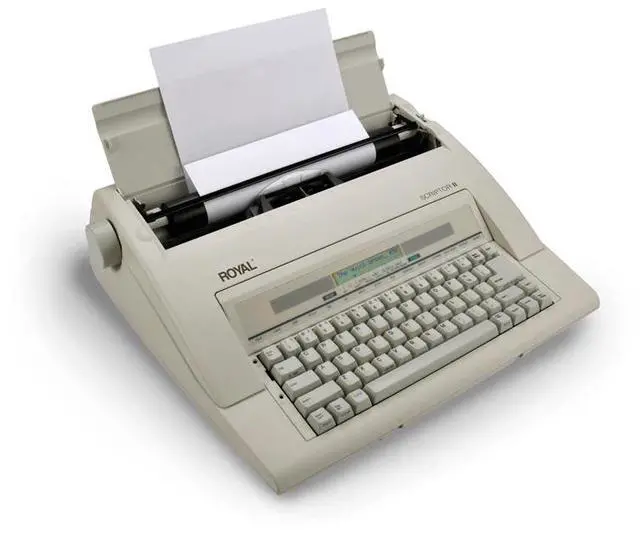 Alt view image 3 of 19 - Royal 69147T Scriptor II Personal Portable Electronic Typewriter with 20 Character, 2 Line LCD Display