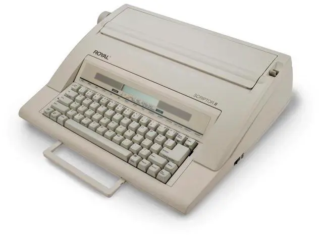 Alt view image 4 of 19 - Royal 69147T Scriptor II Personal Portable Electronic Typewriter with 20 Character, 2 Line LCD Display